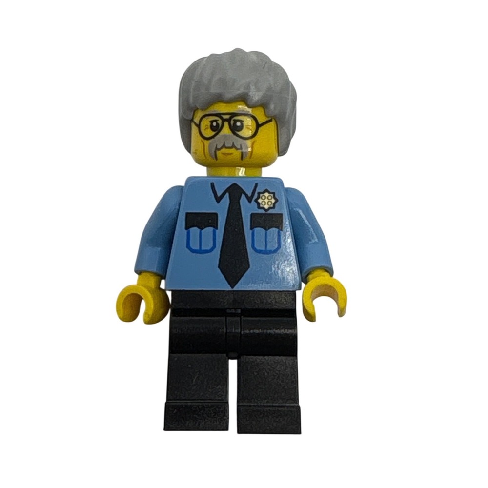 LEGO Pa Cop Minifigure The LEGO Movie 70809 Police Officer tlm020 Blue Black - Picture 2 of 7